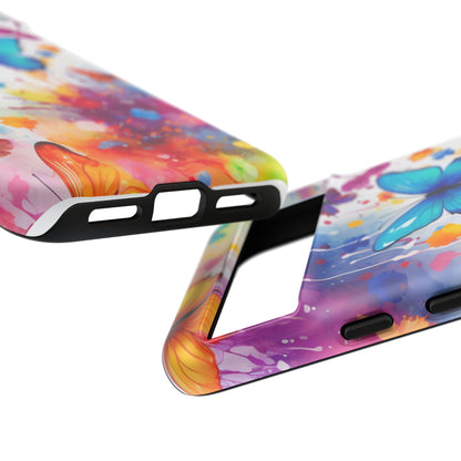 Vibrant Watercolor Butterfly Mobile Case