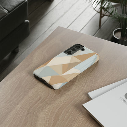 Neutral Geometrical Triangular Abstract Pattern