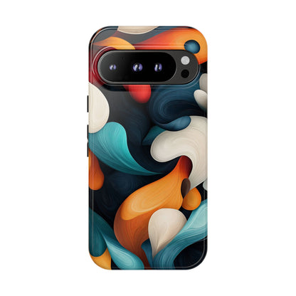 Swirl Spectrum – Vibrant Abstract Phone Case for iPhone, Samsung & Pixel