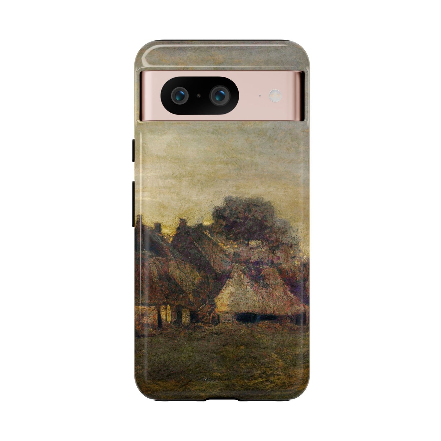 Van Gogh Village Painting Phone Case - iPhone, Samsung, Pixel - Artistic Starry Night Cover, Gift for Art Lovers