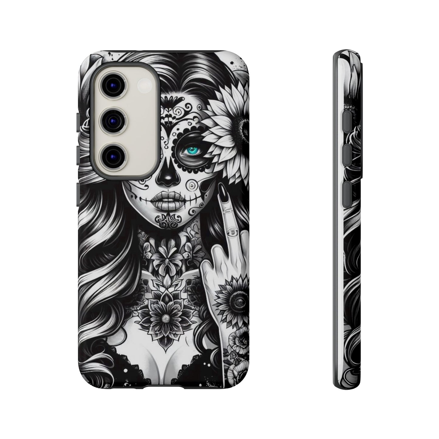 La Rebel – Day of the Dead Gothic Attitude Mobile Cover