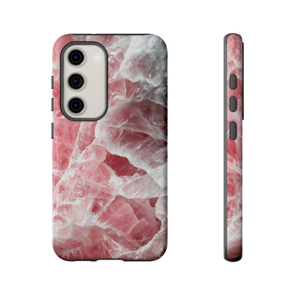 Rose Quartz Crystal Phone Case for iPhone, Samsung & Google Pixel