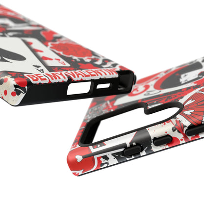 Bold Red & Black Ace Card Phone Case