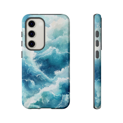 Tidal Tranquility Watercolor Phone Case for iPhone, google Pixel & Samsung