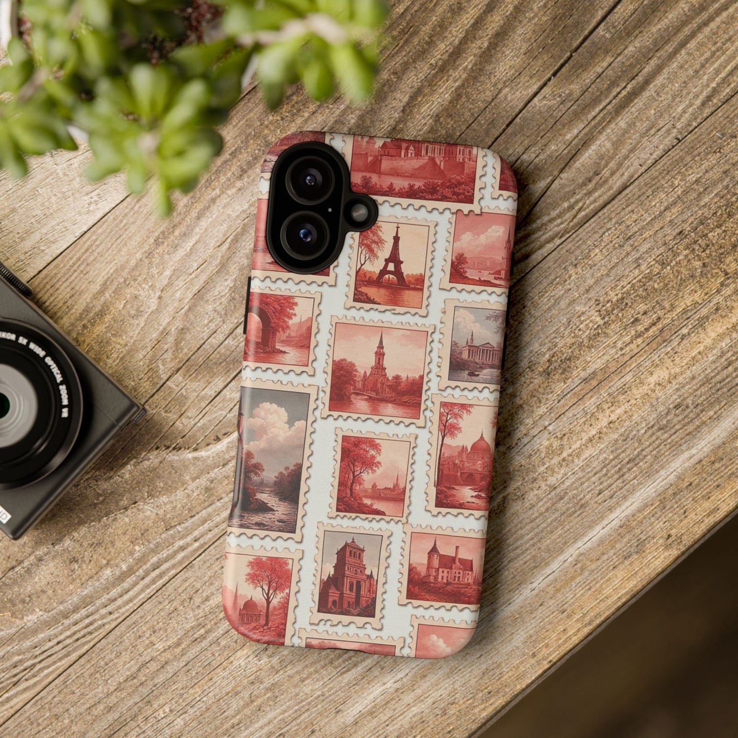 Vintage Postcard Stamps Phone Case
