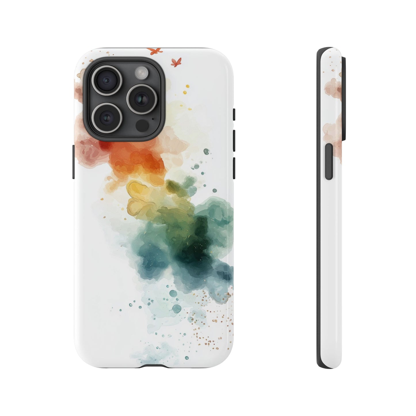 Whirlwind Rainbow Watercolor Phone Case for iPhone, google Pixel & Samsung