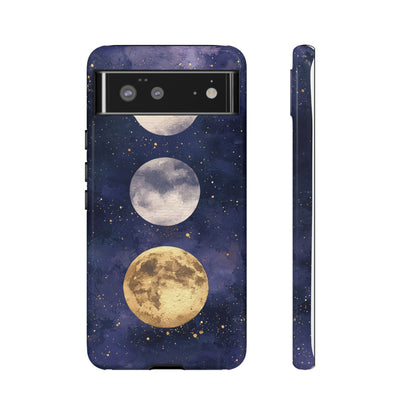 Moon Magic Watercolor Phone Case for iPhone, google Pixel & Samsung