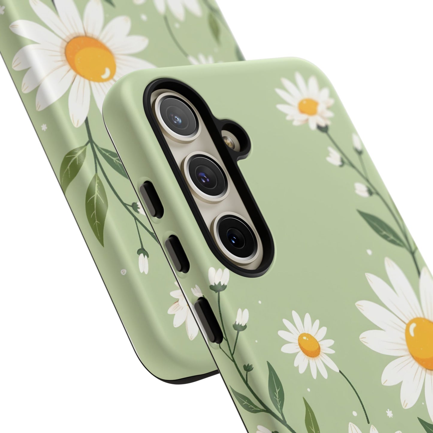 Green Floral Case, Daisy Pattern Design, Iphone Case Design, Perfect Gift For Her