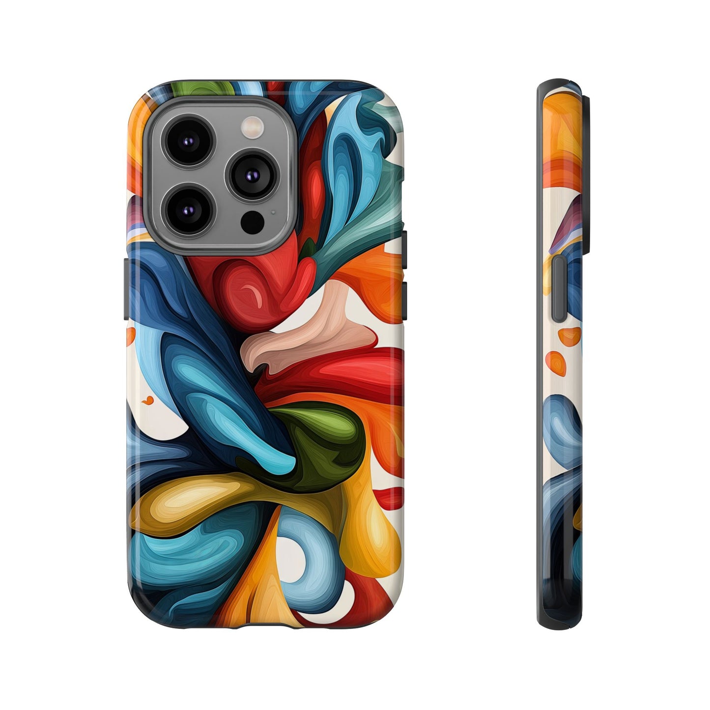 Chromatic Swirl – Abstract Expression Phone Case for iPhone, Samsung & Pixel