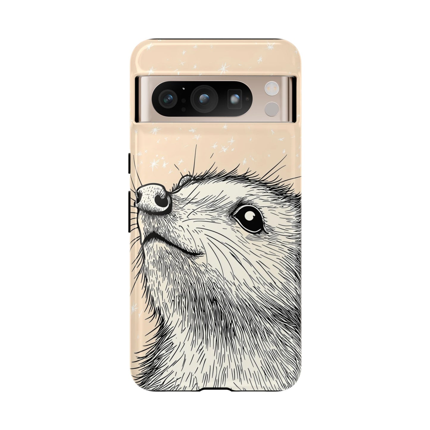 Starlit Wonder: Curious Critter in the Cosmos Phone Case for iPhone, Samsung & Pixel