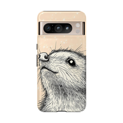 Starlit Wonder: Curious Critter in the Cosmos Phone Case for iPhone, Samsung & Pixel