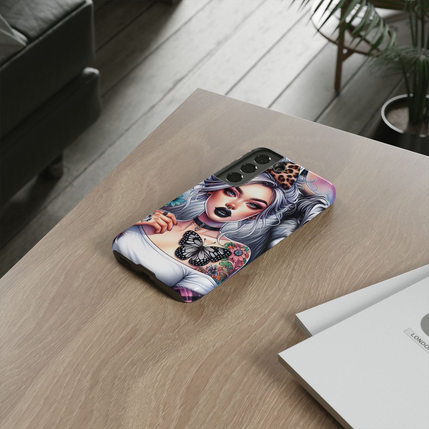 Wild Spirit – Gothic Chic & Nature Fusion Mobile Cover