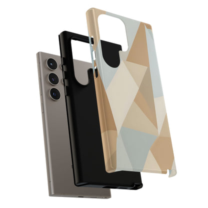 Neutral Geometrical Triangular Abstract Pattern