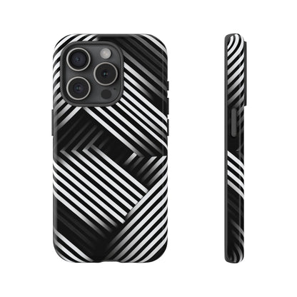Monochrome Matrix Phone Case for iPhone, Pixel & Samsung