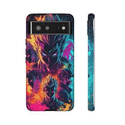 Multiverse Saiyan Rebellion | Comic-Style Anime Warriors Explosion Phone Case for iPhone, Samsung & Pixel