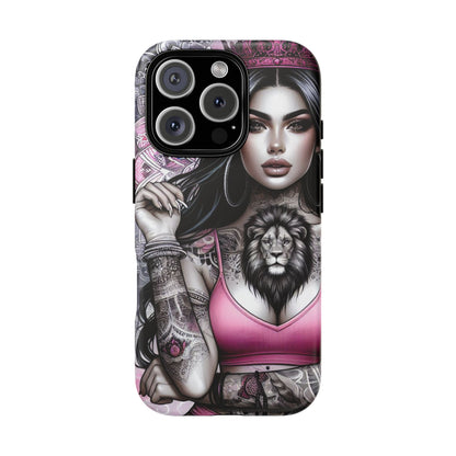 Queen of the Jungle – Regal Tattooed Goddess Mobile Cover