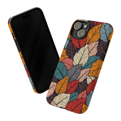 Colorful Abstract Leaves Pattern Design