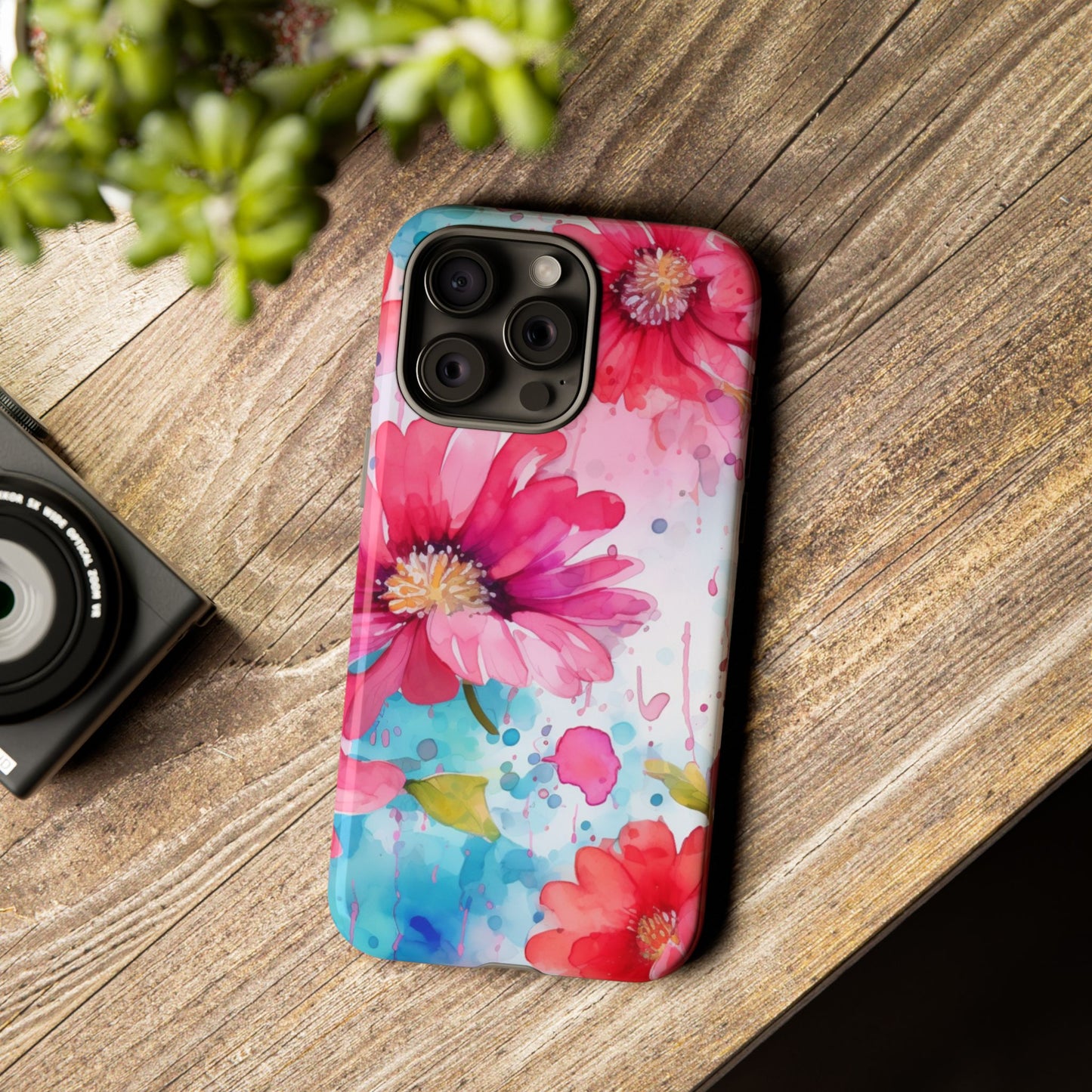 Watercolor Bloom Floral Mobile Case