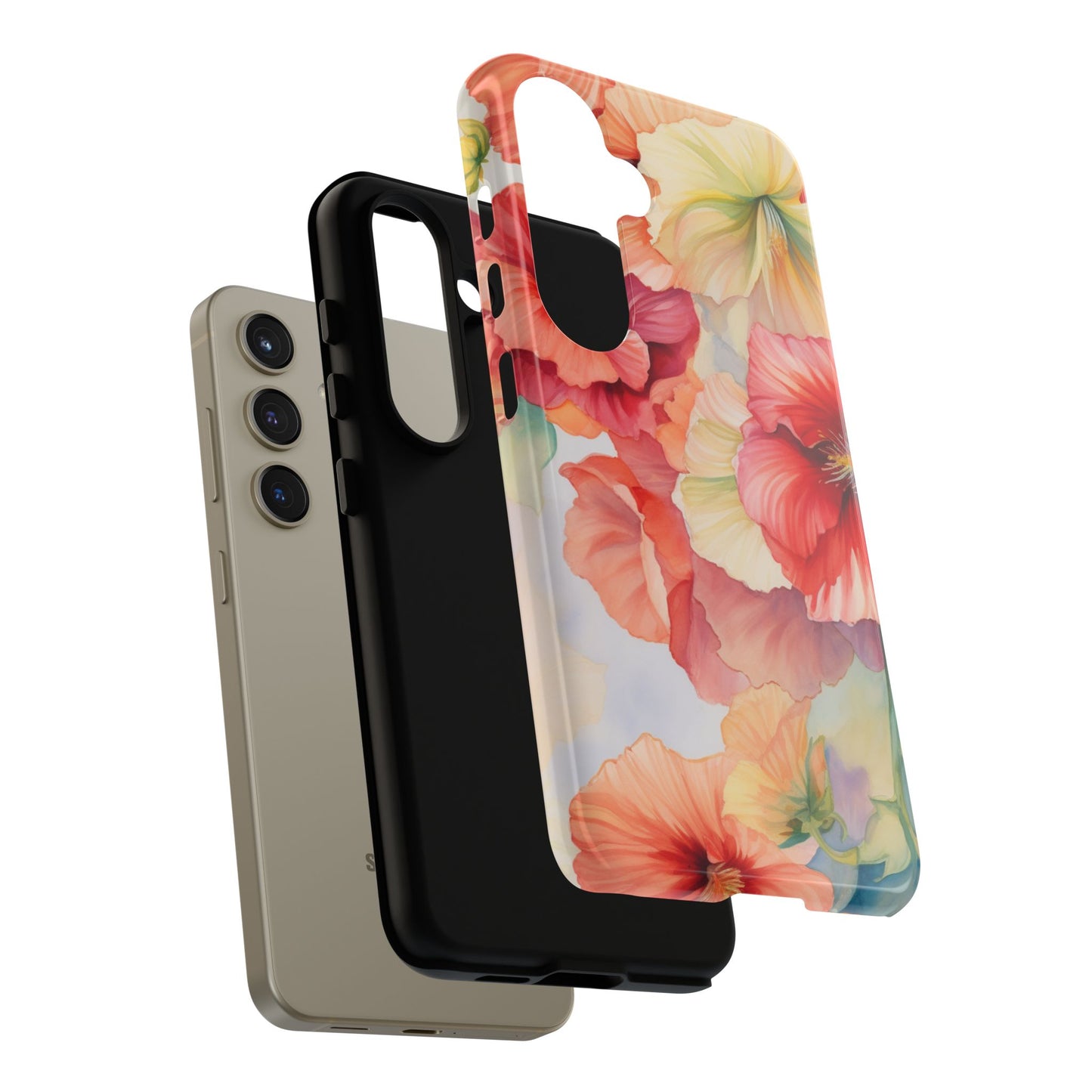 Floral Harmony Watercolor Mobile Case