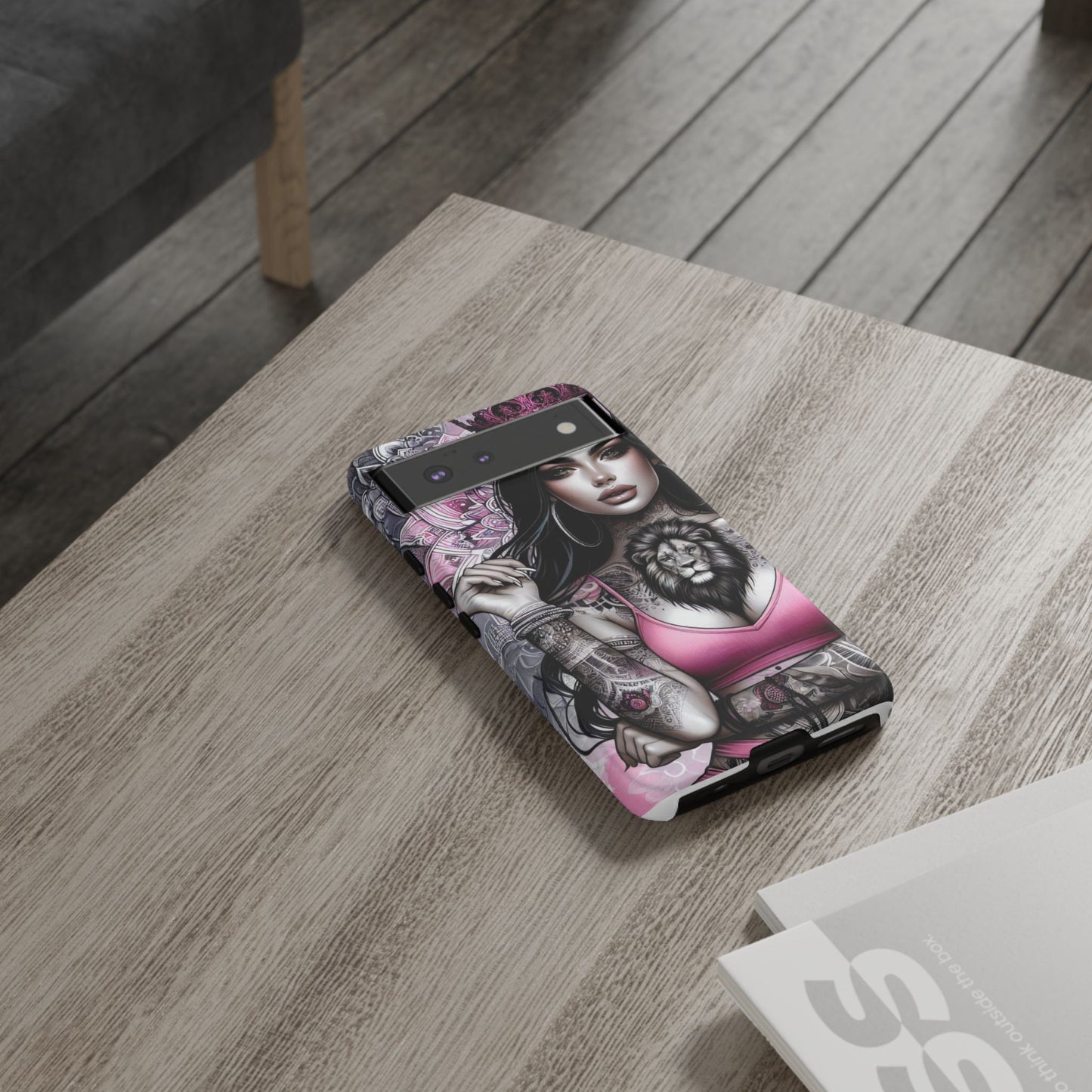 Queen of the Jungle – Regal Tattooed Goddess Mobile Cover
