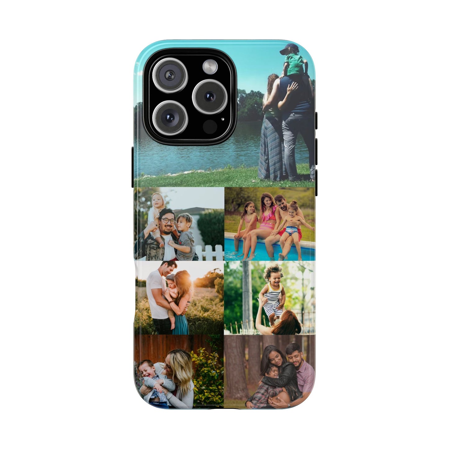 Personalised Custom Photo Collage Phone Case – Add Your Images/Loving Memory – Unique Gift for iPhone, Samsung  & Google Pixel – Protective & Stylish Cover, Couples Gift
