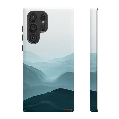 Tranquil Terrain – Misty Abstract Landscape Case for iPhone, Samsung & Pixel