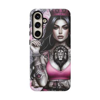 Queen of the Jungle – Regal Tattooed Goddess Mobile Cover