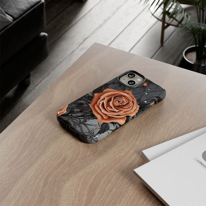 Mystic Noir Rose Mobile Case