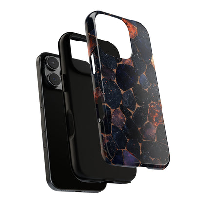 Dark Midnight Terrazzo Phone Case for iPhone, Google Pixel, Samsung