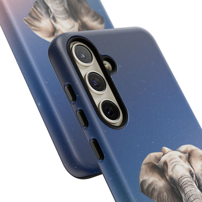 Celestial Elephant Mobile Cover – Dreamy Night Sky Aesthetic