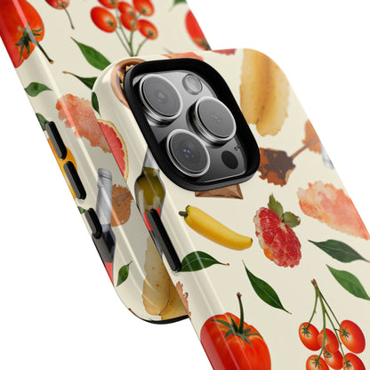 Fresh Fruits & Veggies Pattern Phone Case