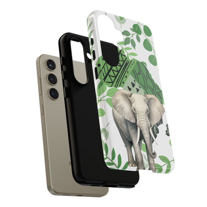 Tropical Elephant Mobile Cover – Nature-Inspired Boho Art