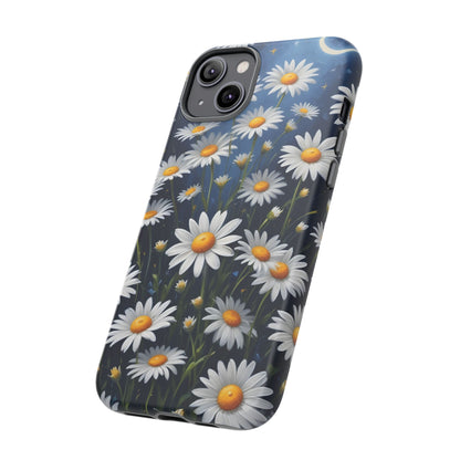 Witchy Daisy Flowers Phone Case Vintage Botanical Cover