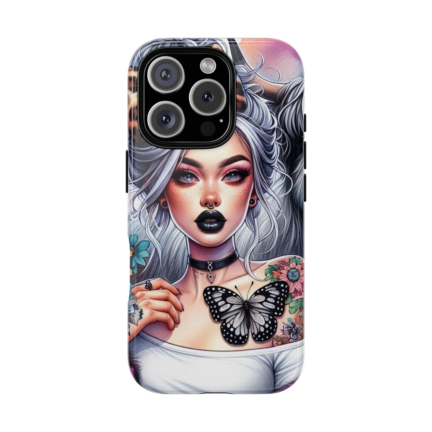 Wild Spirit – Gothic Chic & Nature Fusion Mobile Cover