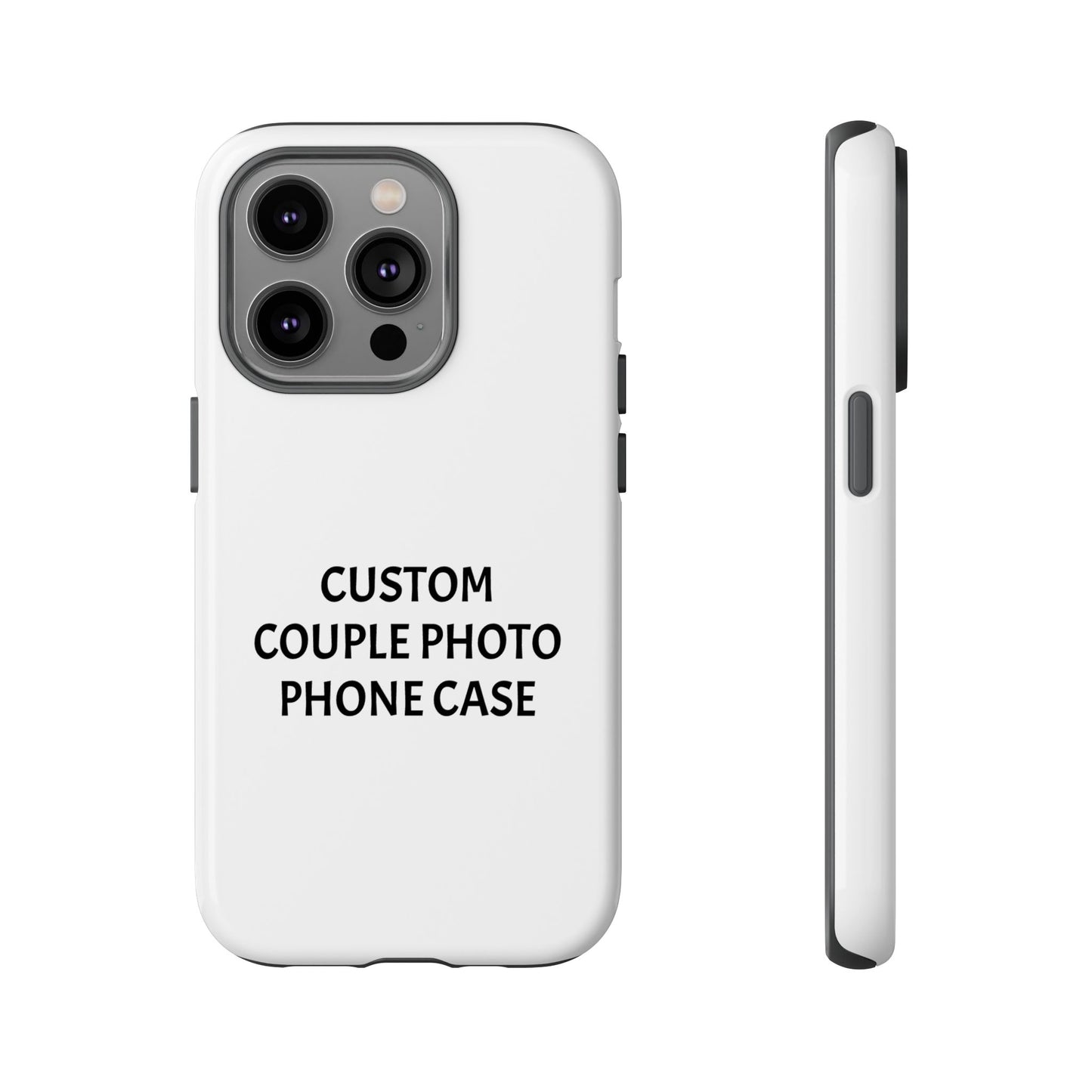 Personalized Custom Couple Photo Phone Case – Add Your Image/Loving Memory – Unique Gift for iPhone, Samsung  & Google Pixel – Protective & Stylish Cover, Couples Gift