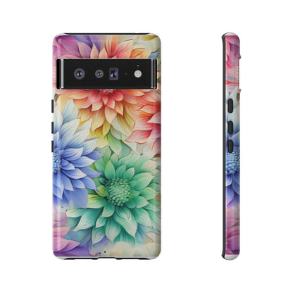 Rainbow Bloom Mandala Floral Mobile Case