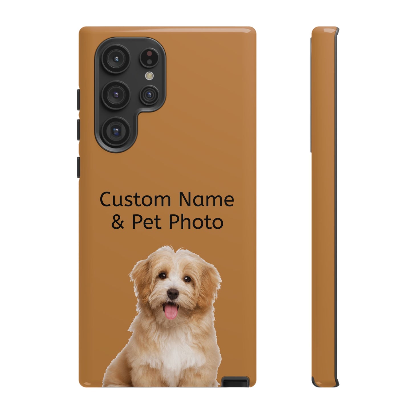 Personalized Custom Pet Phone Case – Add Your Name, Pet Photo or Any Text– Unique Gift for iPhone, Samsung  & Google Pixel – Protective & Stylish Cover"