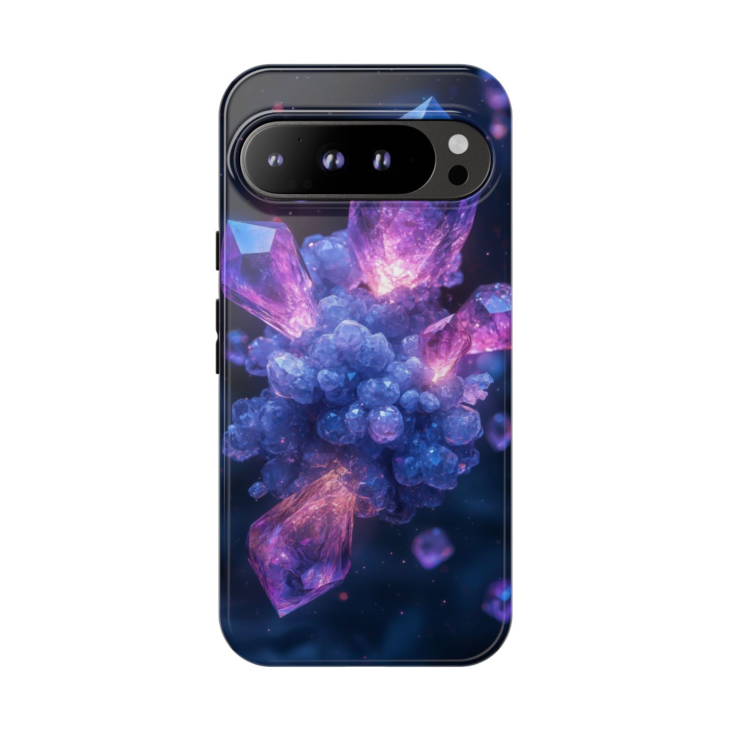 Cosmic Amethyst Crystal Phone Case for iPhone, Samsung & Google Pixel