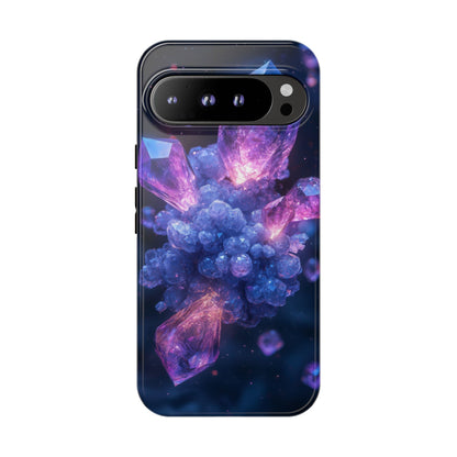 Cosmic Amethyst Crystal Phone Case for iPhone, Samsung & Google Pixel