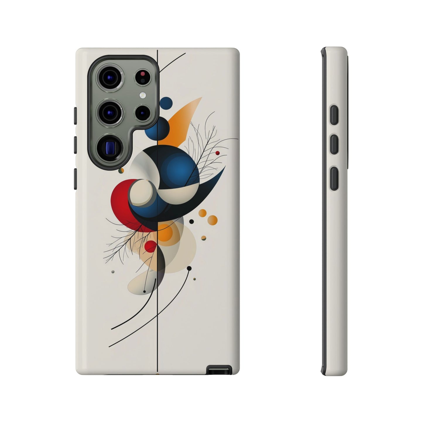 Celestial Balance – Abstract Geometric Phone Case for iPhone, Samsung & Pixel