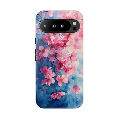 Pastel Petal Rain Watercolor Phone Case for iPhone, google Pixel & Samsung