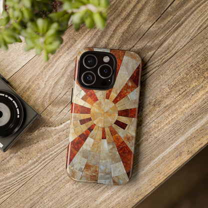 Boho Radiance Stone Mosaic Phone Case for iPhone, Pixel & Samsung