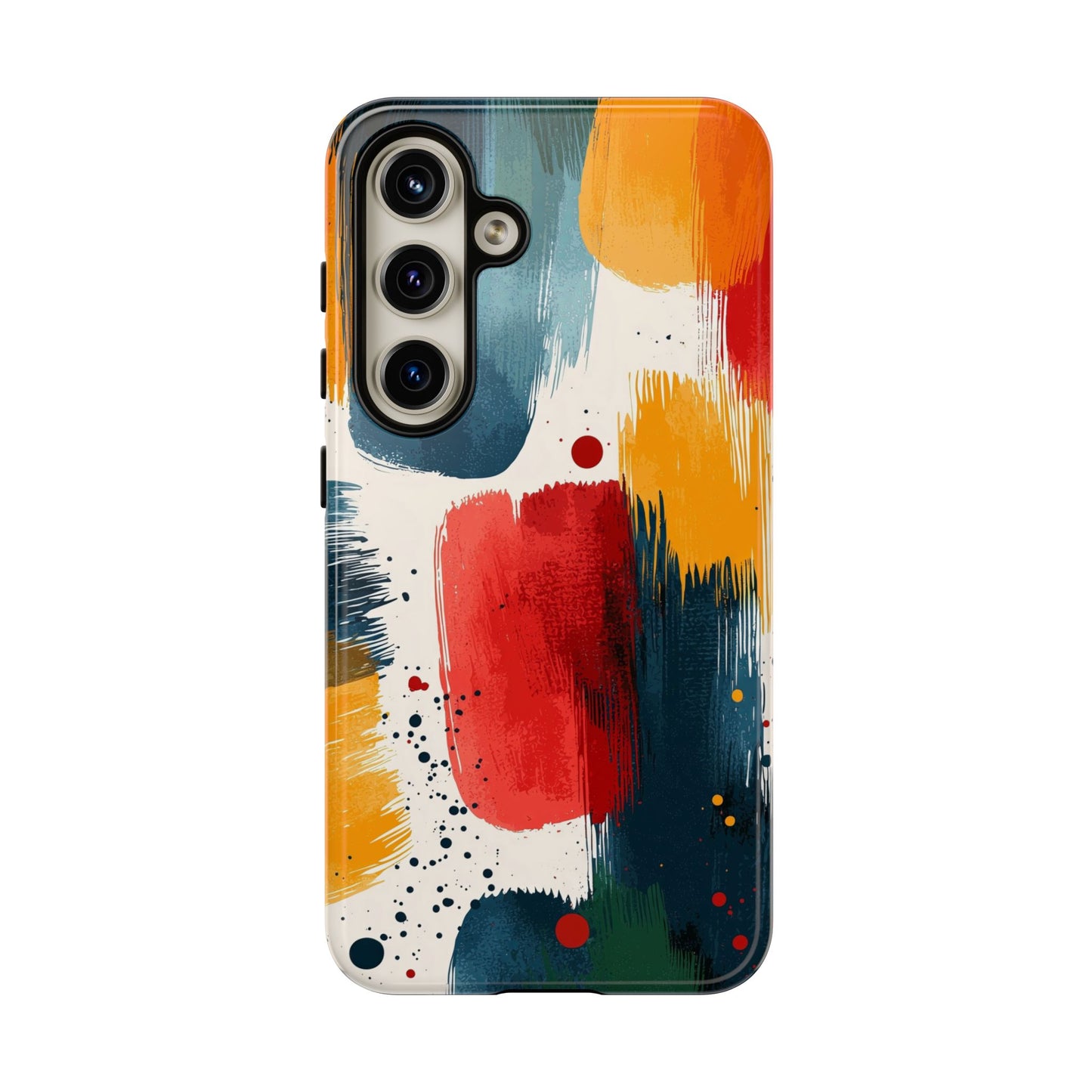 Color Burst Abstract Brushstroke Phone Case for iPhone, Samsung & Pixel