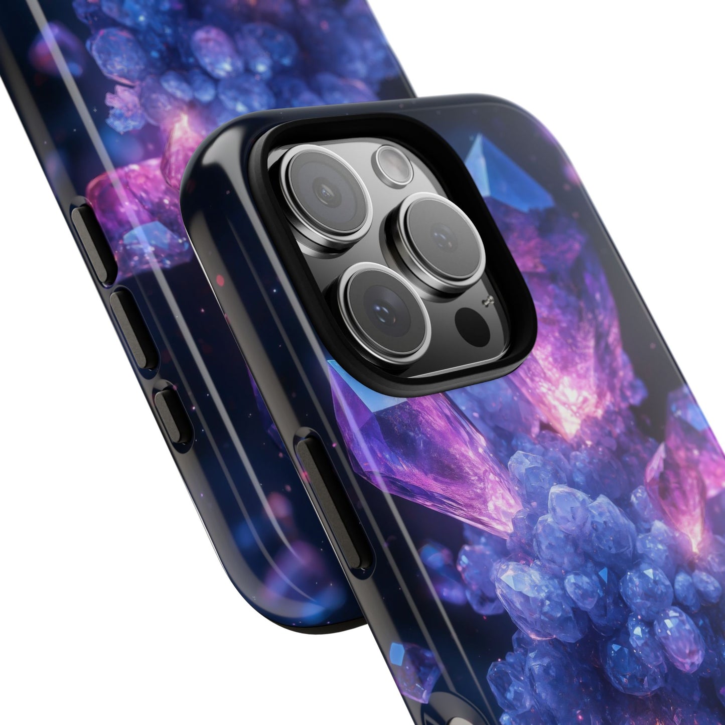 Cosmic Amethyst Crystal Phone Case for iPhone, Samsung & Google Pixel