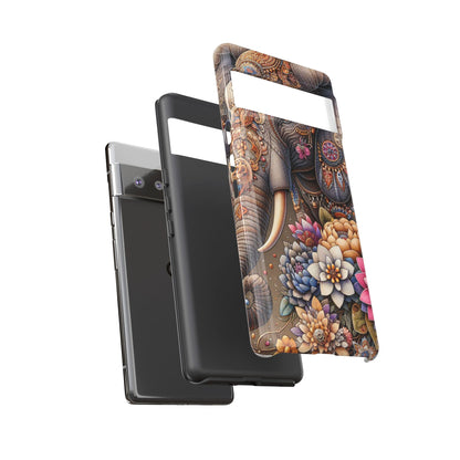 Royal Ornate Elephant Mobile Cover – Luxurious Bohemian Art
