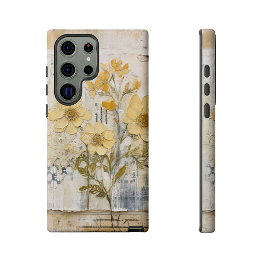 Vintage Botanical Floral Mobile Case