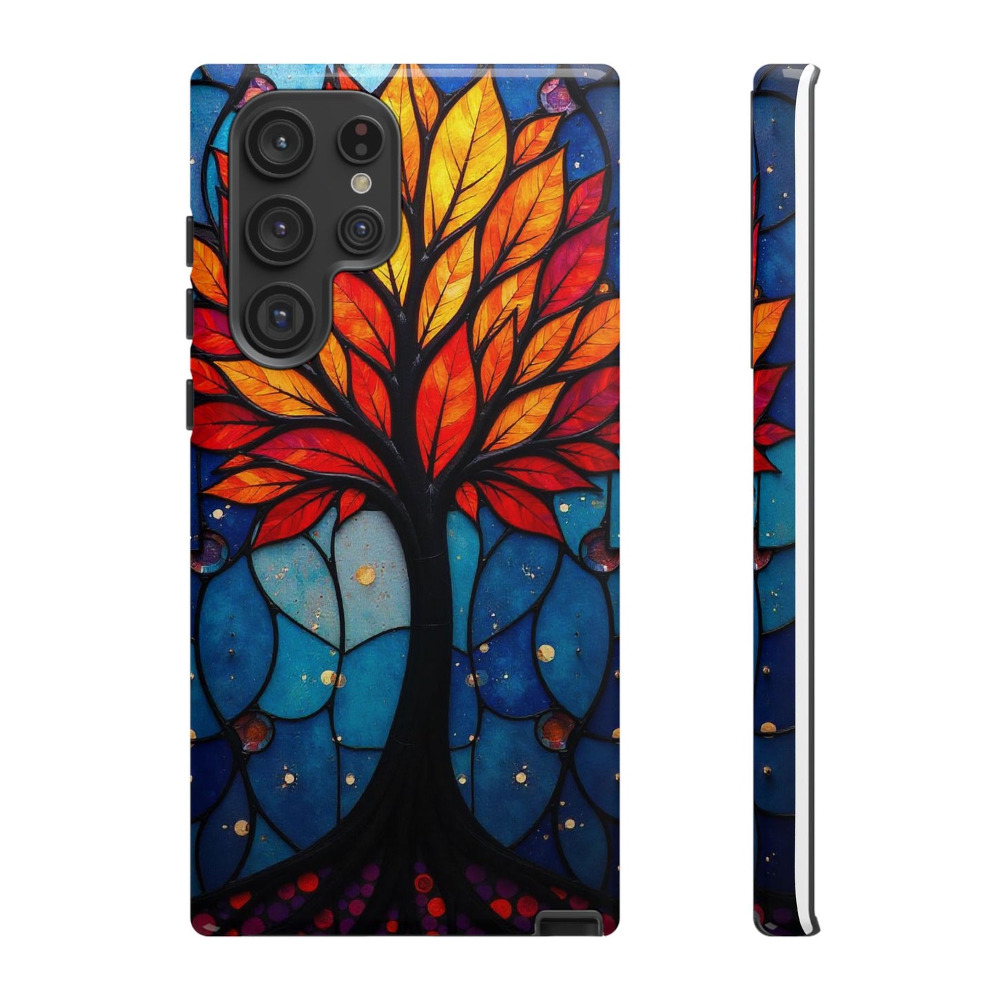 Stained Glass Tree: A Burst of Vibrant Elegance
