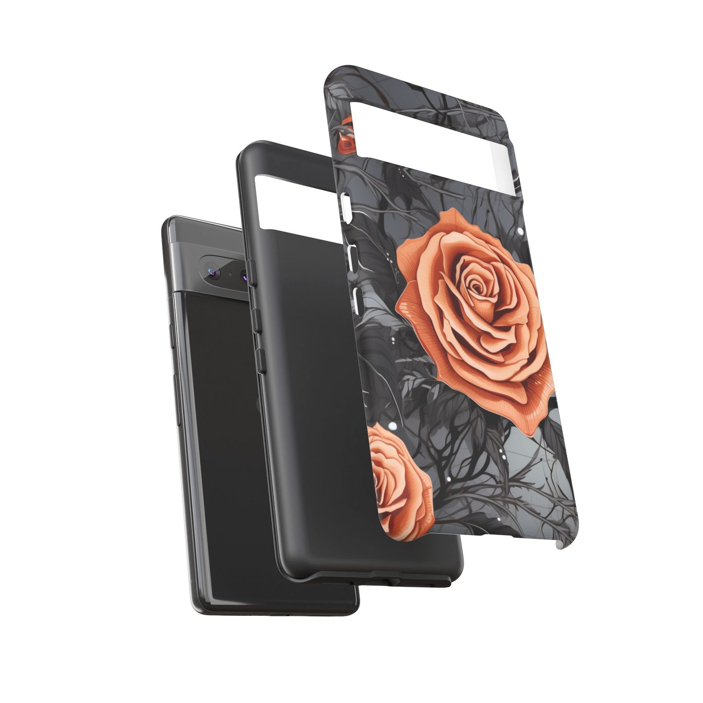Mystic Noir Rose Mobile Case