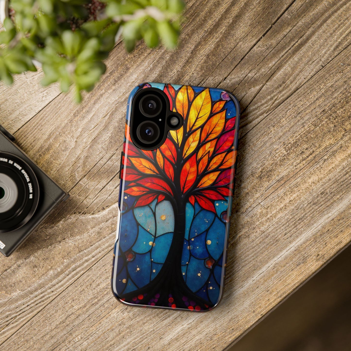 Stained Glass Tree: A Burst of Vibrant Elegance