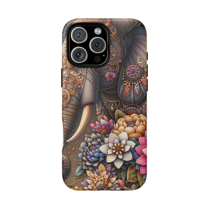 Royal Ornate Elephant Mobile Cover – Luxurious Bohemian Art